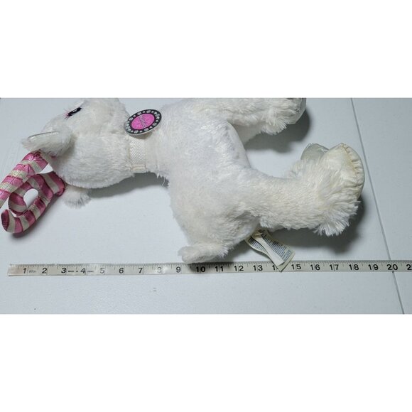 Build a Bear Glisten Reindeer Christmas Plush Color Glow Pink Stuffed Animal BAB - Picture 6 of 6